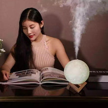 Charger l'image dans la galerie, Humidificateur à lampe-lune et veilleuse